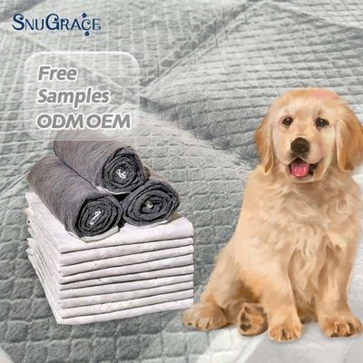 Logo Customized Logo одноразовые бамбуковые угольные подушки для собак для быстрой тренировки щенка
