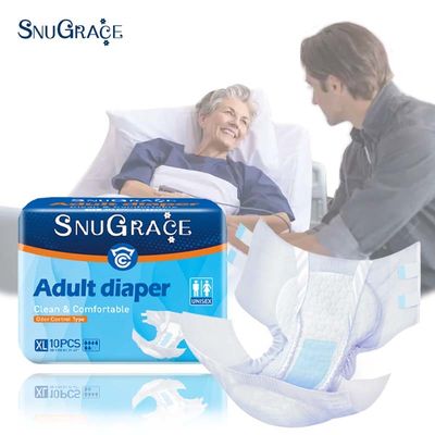 SNUGRACE Adult Diaper предлагает бесплатные образцы для быстрой абсорбции и 75-150 грамм пульпы пульпы