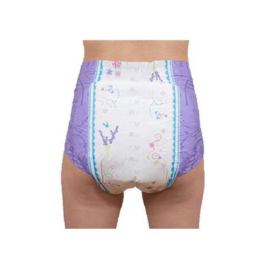 Здоровый одноразовый подгузник ABDL для взрослых Площадь пуха и симпатичный мультфильм