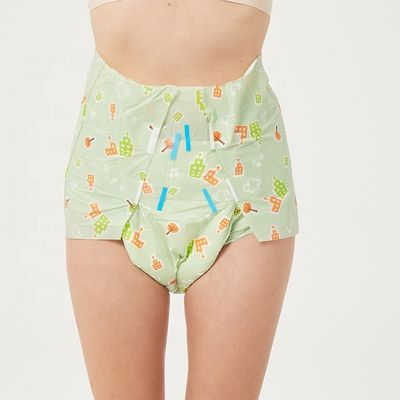 Здоровый одноразовый подгузник ABDL для взрослых Площадь пуха и симпатичный мультфильм