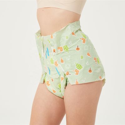 Настраиваемый одноразовый подгузник для взрослых ABDL с милым мультипликационным дизайном и высокой поглощаемостью
