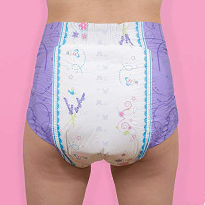 Высокая абсорбция пульпы пульпы Милая ABDL Инконтиненция взрослые подгузники для мужчин и удобный